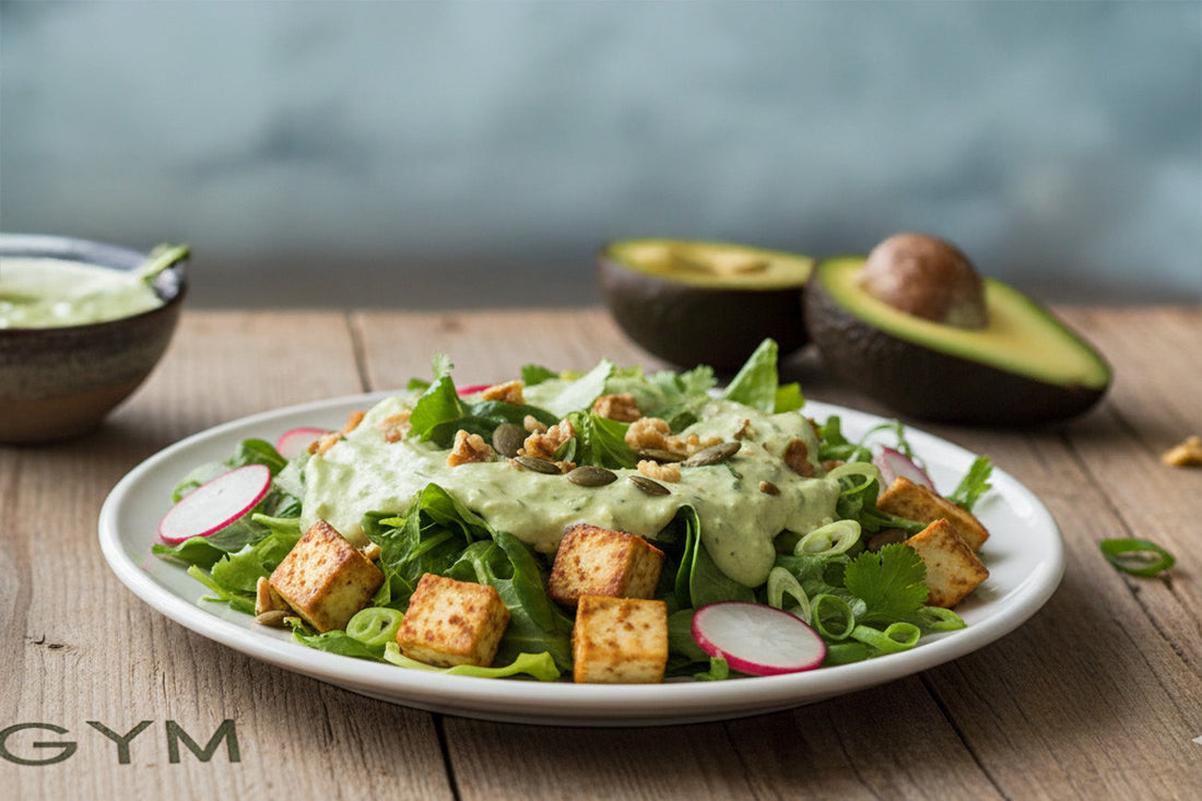 Rezept für Crunchy-Protein-Salat mit Nüssen