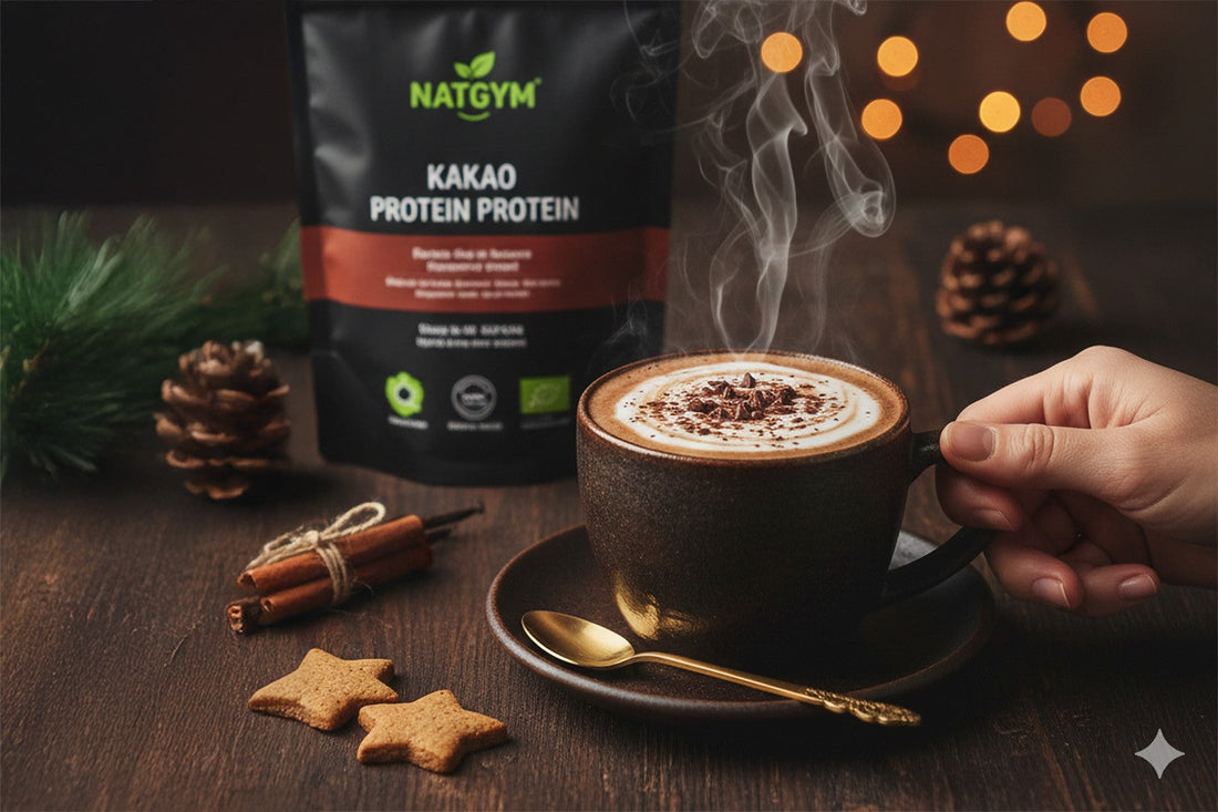 Rezept für heiße Protein-Schokolade