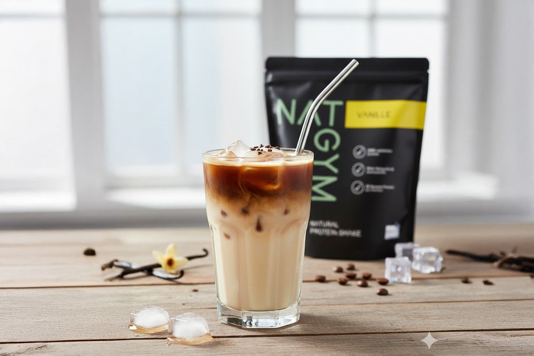 Rezept für Iced Protein Kaffee Latte