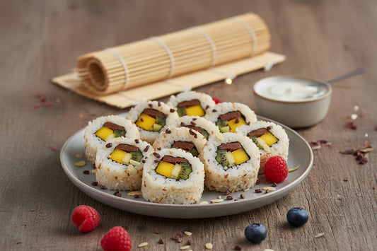 Rezept für Protein-Sushi-Rollen (Dessert)