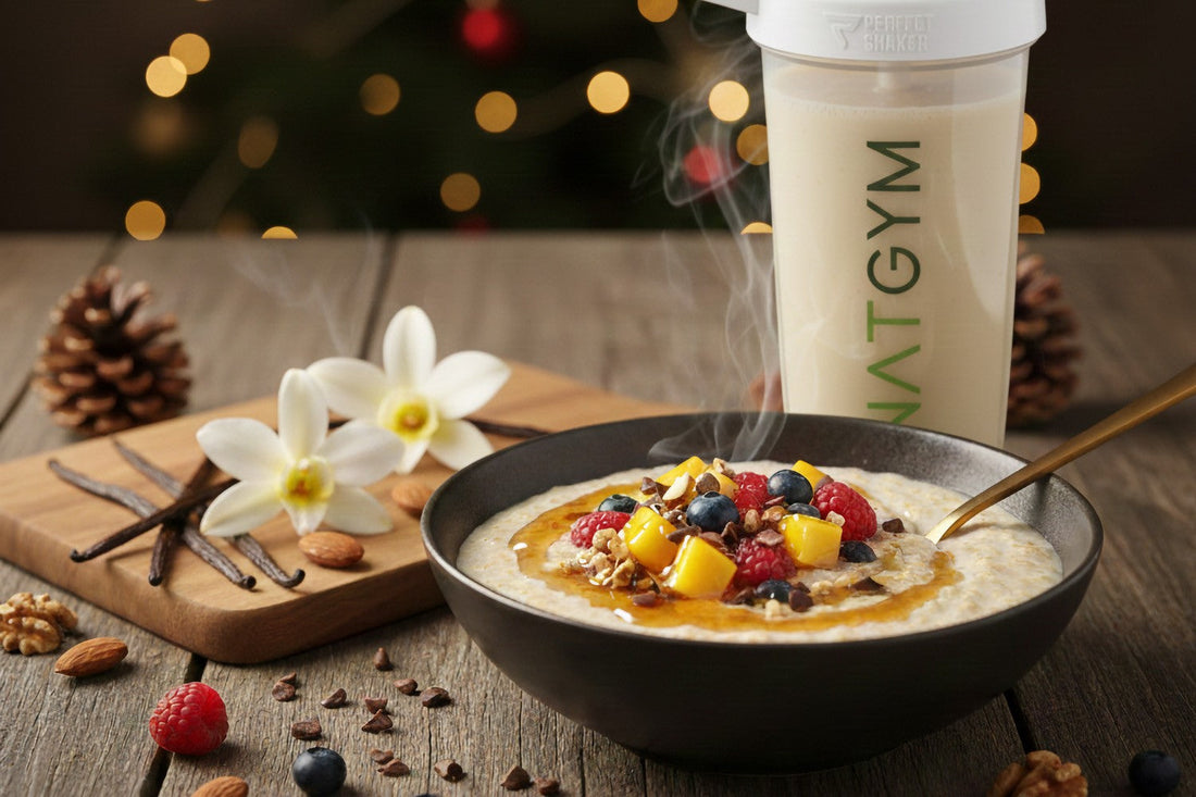 Rezept für gesundes Protein-Porridge