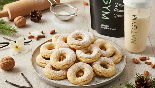 Rezept für leckere Protein-Vanillekipferl