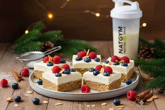 Rezept für Protein-Vanille-Schnitten