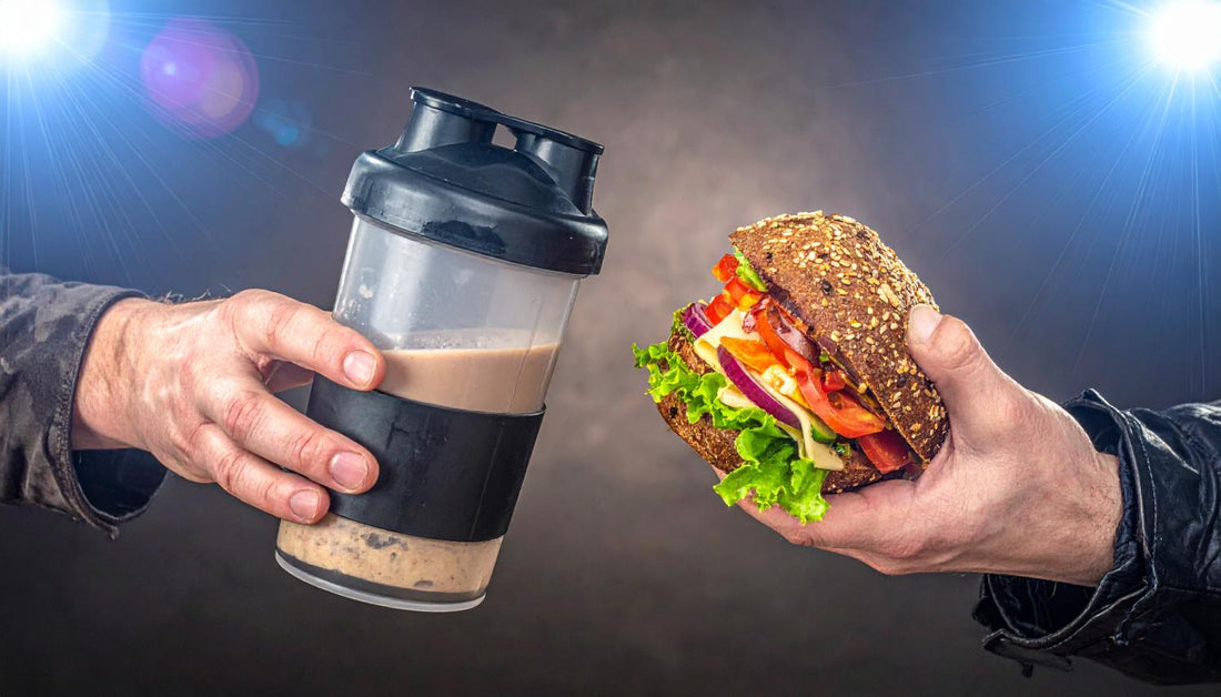Proteinpulver vs. Natürliche Nahrung: Warum ein Proteinshake keine Mahlzeit ersetzt