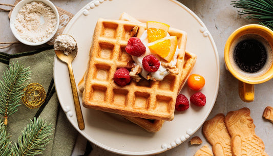 Rezept für Winterliche Protein-Spekulatius-Waffeln